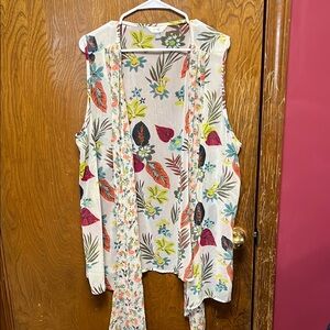 Floral Sleeveless Top - Multicolor
